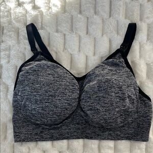 Motherhood Maternity Soft Grayish Nursing Bra